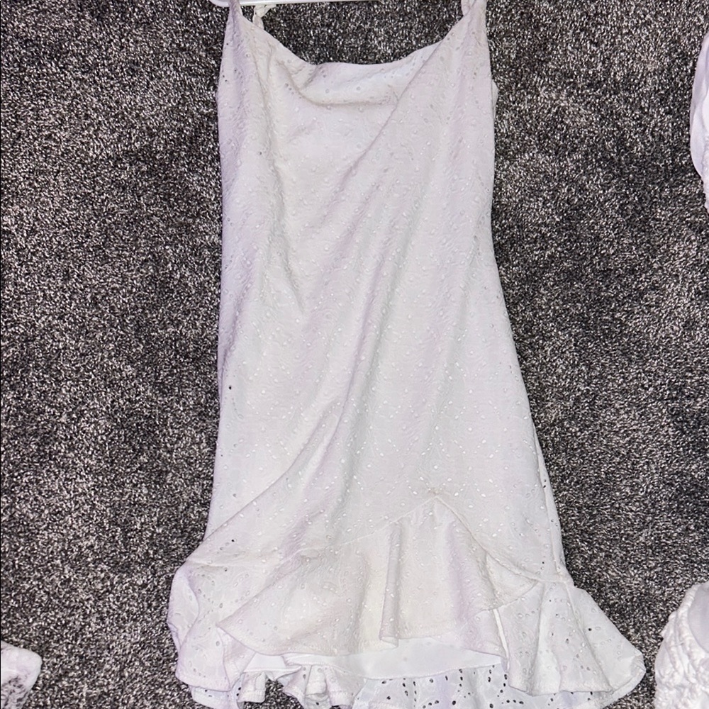 White Spaghetti Strap Dress
